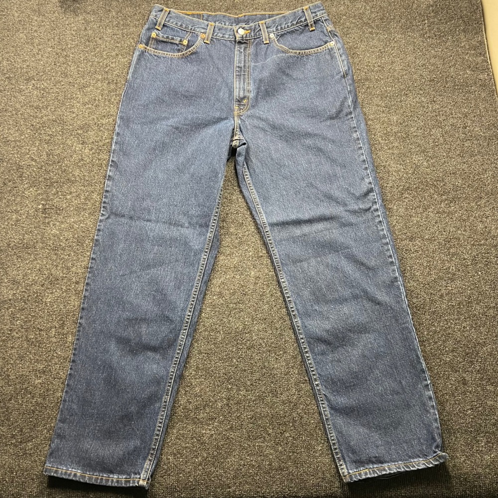 Vintage Levis 550 Relaxed Fit Jeans Mens 38x32 Blue Denim Tapered Leg 00550-4886